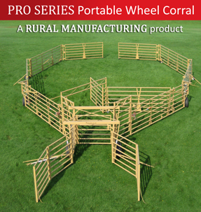 PRO SERIES Portable Wheel Corral