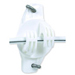 Gallagher Wood Post Wide Jaw Claw Insulator - White