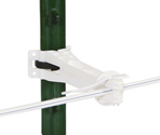 Gallagher Universal T-Post 5in Offset Insulator - White