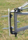 Ecklund Drive Thru Gate - close up of post mount